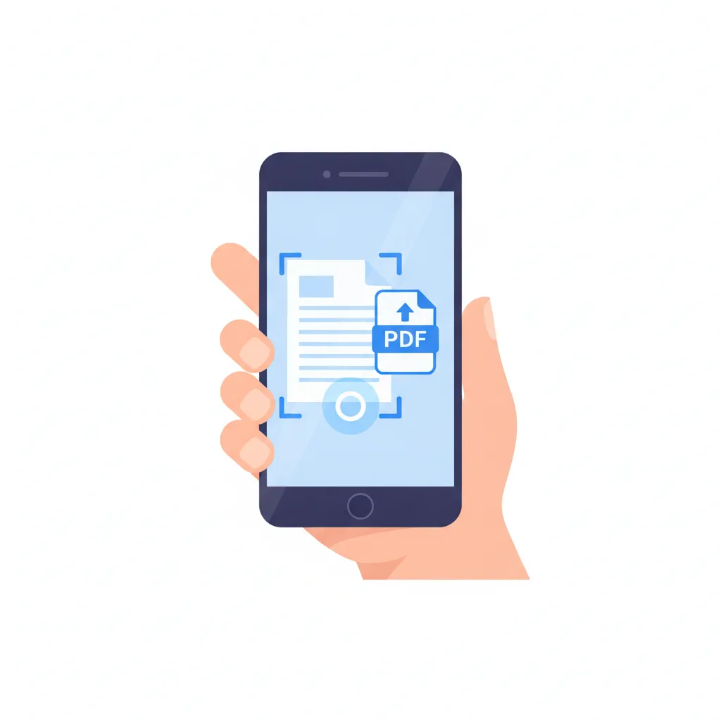 Converting a JPG to PDF on a phone using the camera and gallery